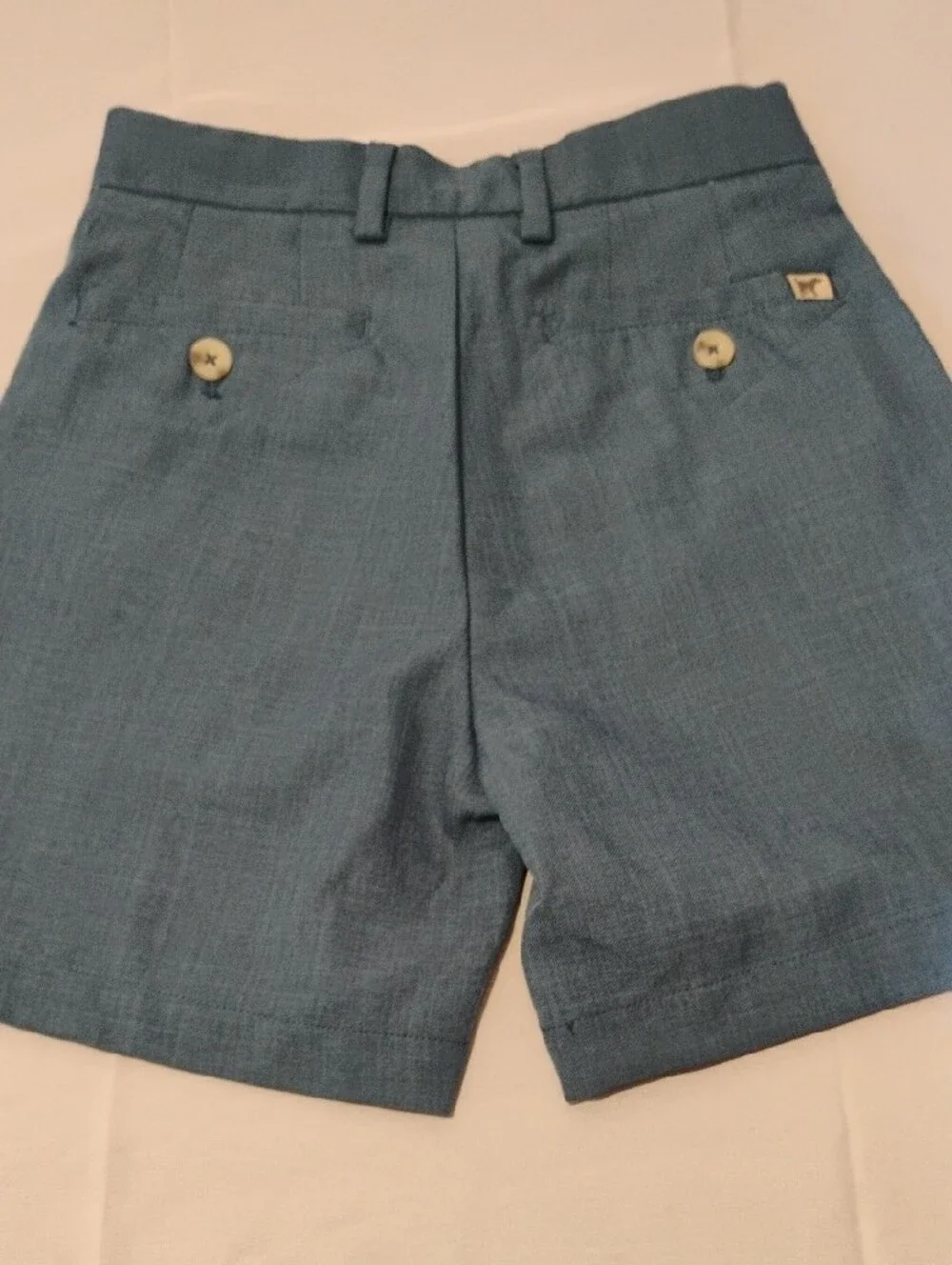 Southern Point Co. Boys Performance Shorts - Size Youth Small (S) - Blue/Teal